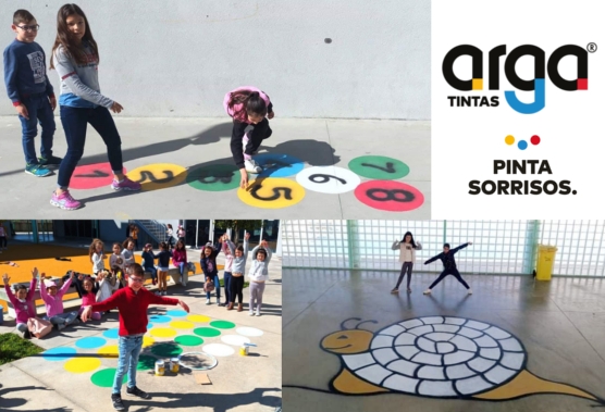 Centro Escolar de Ribeirão pinta sorrisos com a argatintas®