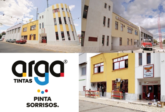 Quartel dos Bombeiros de Albufeira renovado com a argatintas®