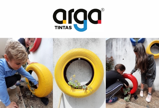 A Argatintas pinta sorrisos na Escola de Lousado